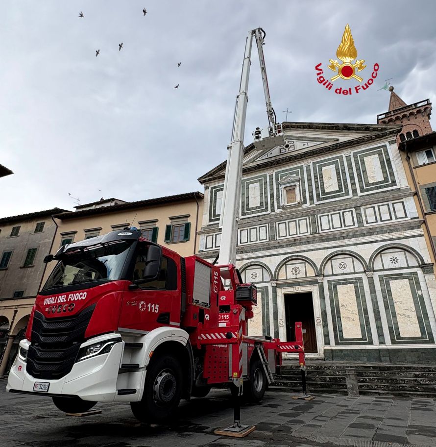 Intervento alla croce della Collegiata di Empoli